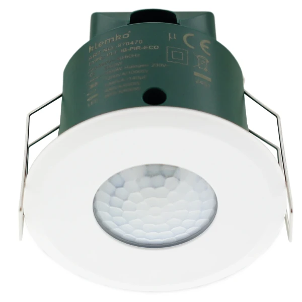 Aanwezigheidsmelder plafond PIR 230V, 2000W, 7M, 40m², Wit