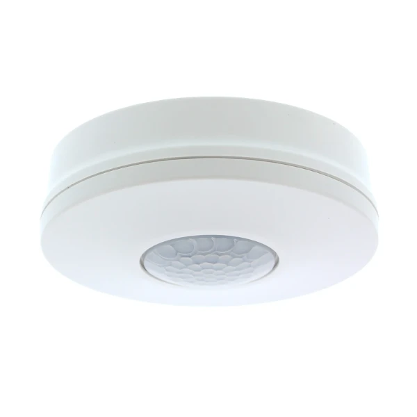 Aanwezigheidsmelder ECO opbouw PIR, 230V, 2300W, HVAC, Ø10m, 80m², Wit