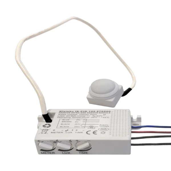 Lumiko bewegingsmelder inbouw IP55 PIR 1000W 360° ø6M