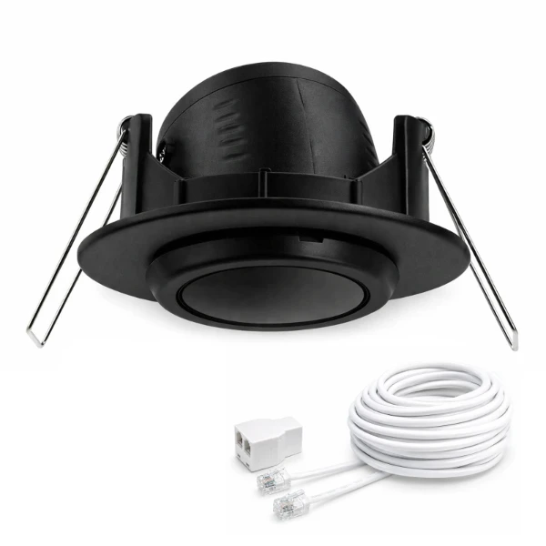 Lumiko losse slave sensor G3 met 10m kabel en RJ12 voor de Lumiko 870650  en 870651, Zwart