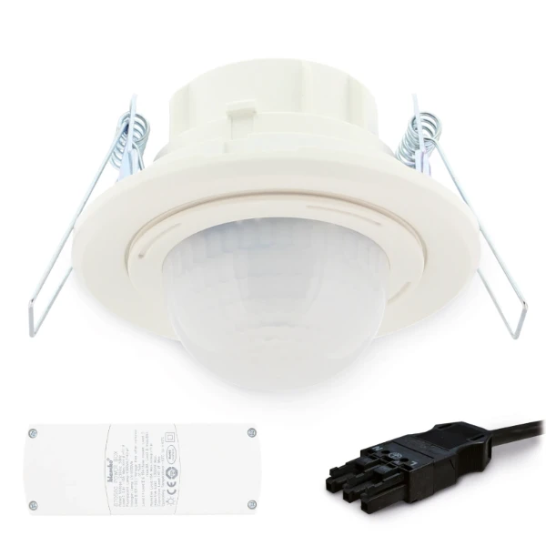 Aanwezigheidsmelder plafond PIR, 2300W, 10M, 80m2, Winsta