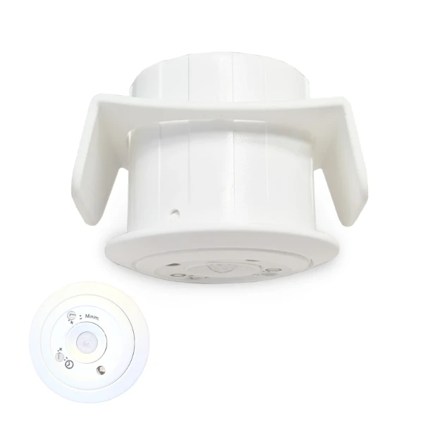 Aanwezigheidsmelder plafond inbouw pir 10,8-28Vdc, uitgang