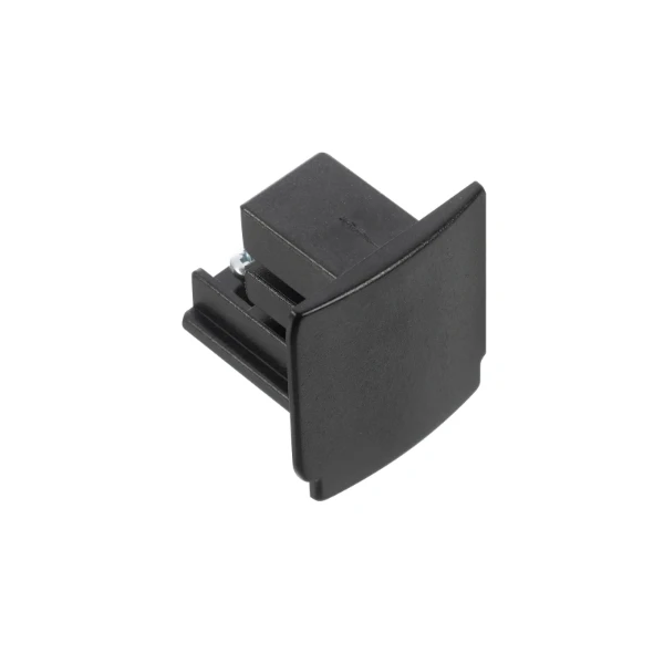 3 fase rails - eindkap, zwart (RAL9005)