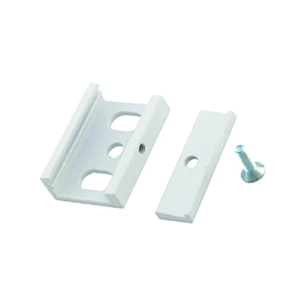 3 fase rails bevestigingsbeugel, wit (RAL9010)