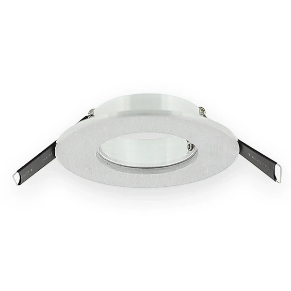 Verona inbouwarmatuur, rond, 1voudig, 80mm, aluminium