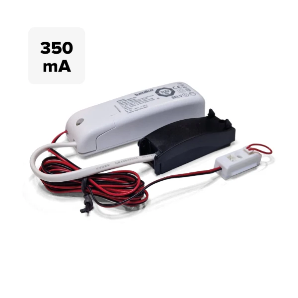 Led driver constante stroom 350mA, 13.3W, 38V dimbaar, met snoer
