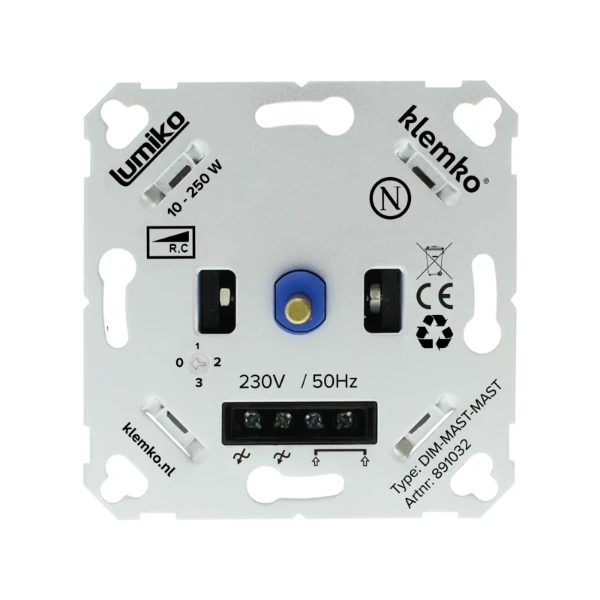Lumiko Led dimmer voor hotel en wisselschakeling 10 - 250 W | 891032
