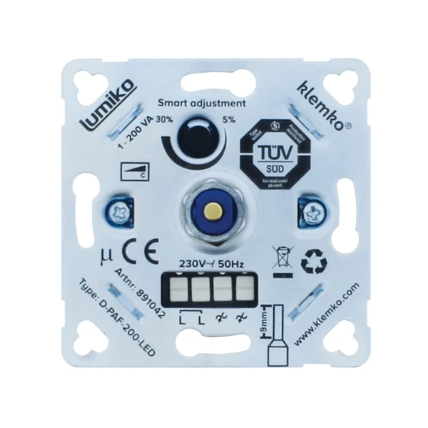 Lumiko Led dimmer voor fase afsnijding 1-200W | 891042