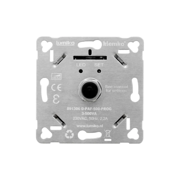 Lumiko Led dimmer digitaal 3 - 500VA programeerbaar | 891306